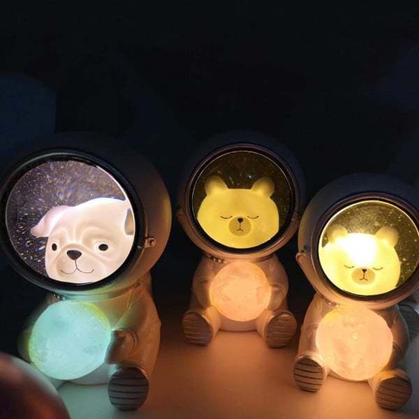 Mother's Day Gift Pet Astronaut Night Light-Engravingift