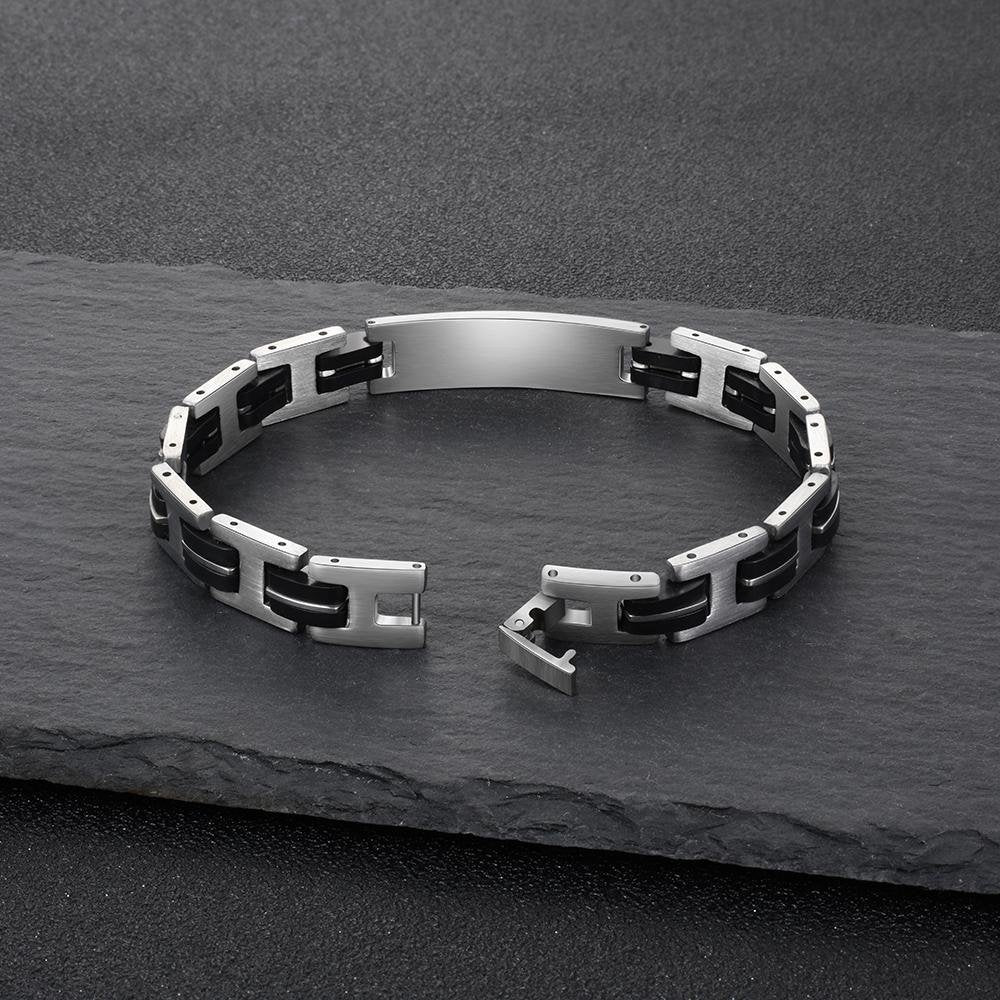 Christmas Gift Mens Bracelet Engravable Waterproof Bracelets