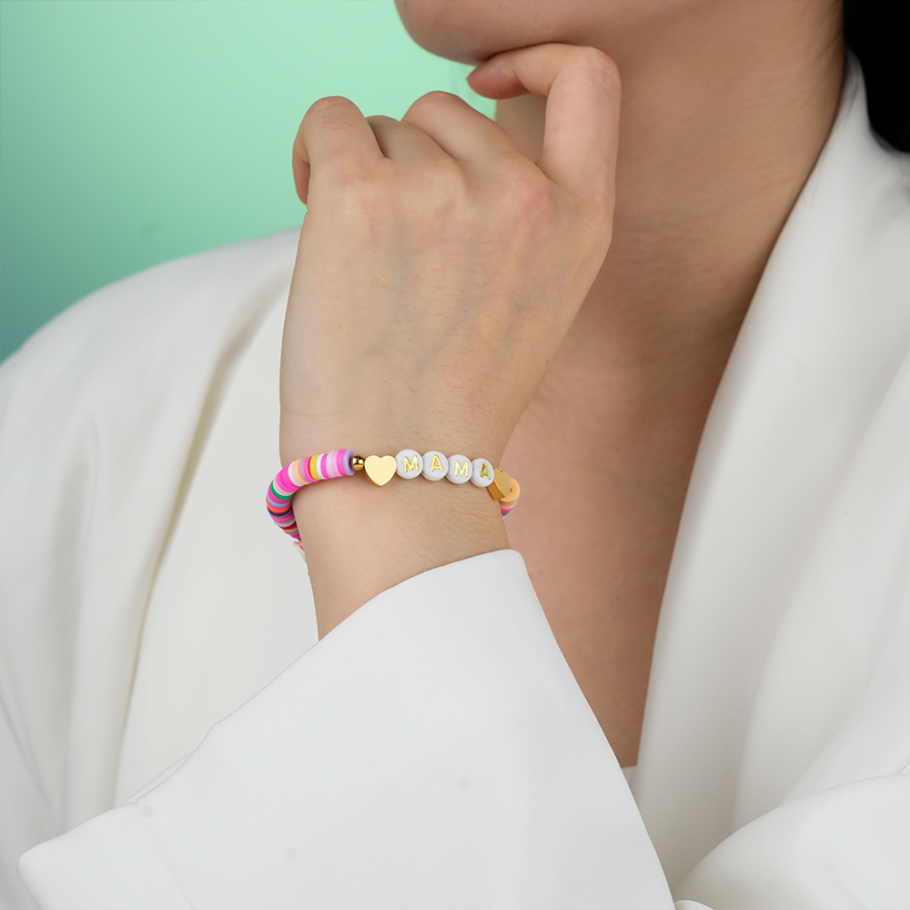 Christmas Gift Dopamine Colorful Earring and Bracelet