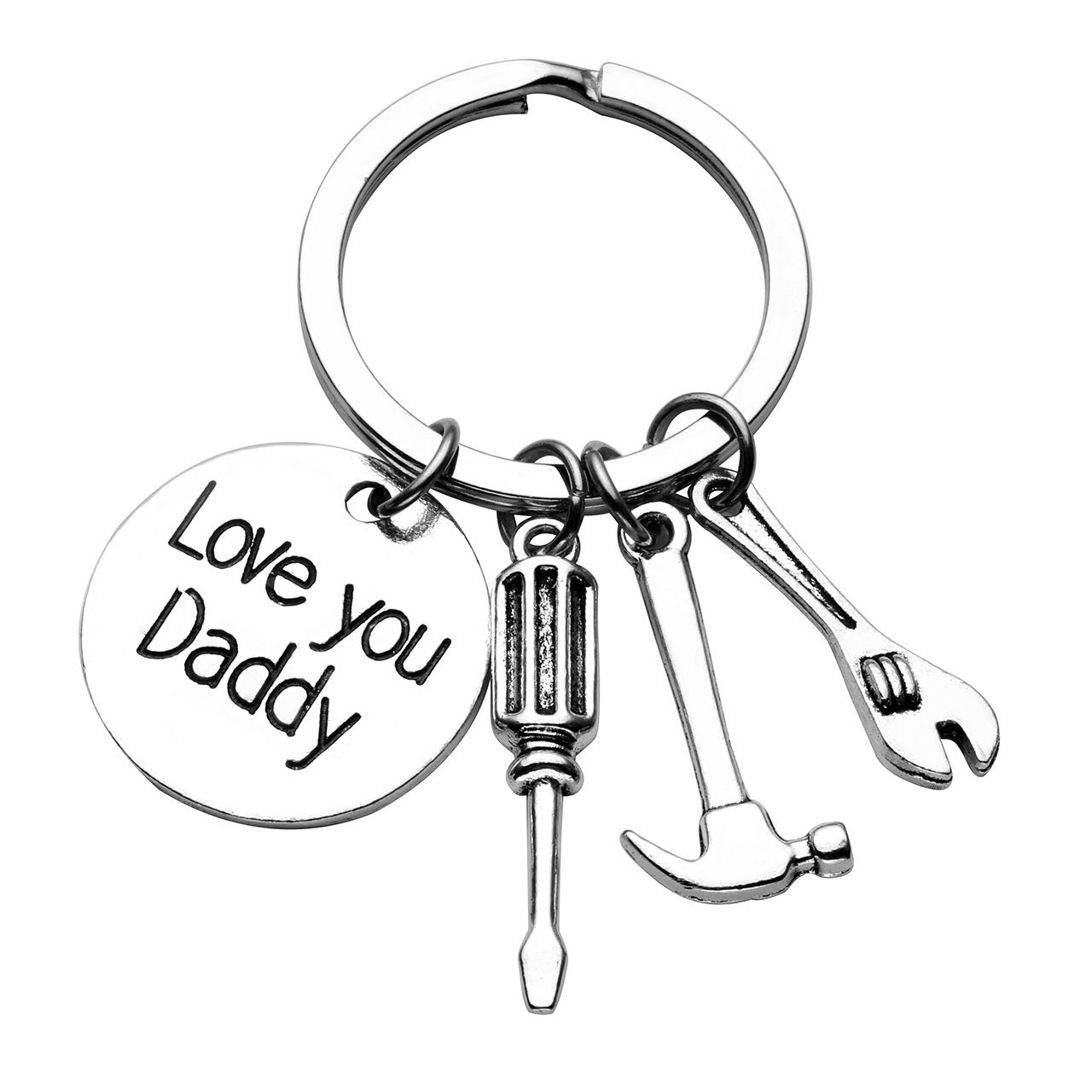 Christmas Gift Daddy Gifts Repair Tools Keychain-Engravingift