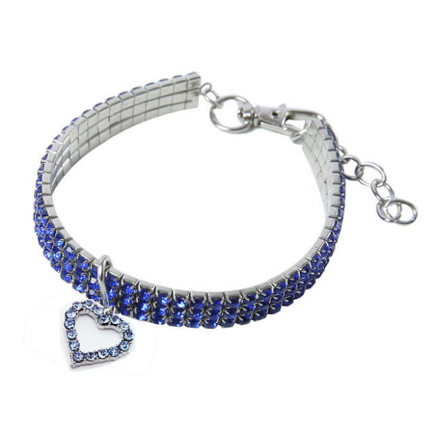 Mother's Day Gift Bling Rhinestone Dog Collar Crystal Puppy-Engravingift