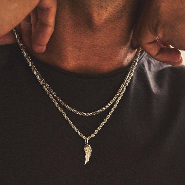 Mother's Day Gift Gift For Men Angel's Wing Pendant-Engravingift