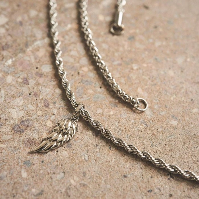 Mother's Day Gift Gift For Men Angel's Wing Pendant-Engravingift