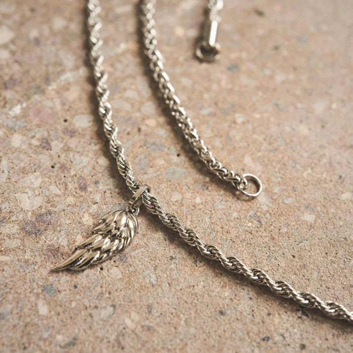 Mother's Day Gift Gift For Men Angel's Wing Pendant-Engravingift