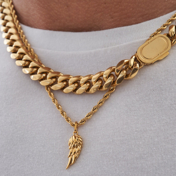 Mother's Day Gift Gift For Men Angel's Wing Pendant-Engravingift