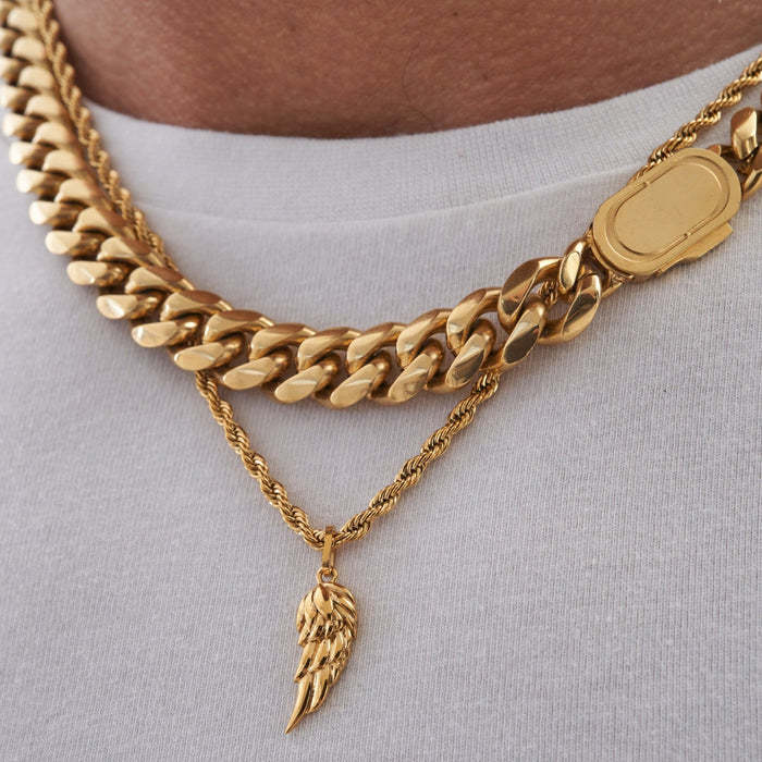 Mother's Day Gift Gift For Men Angel's Wing Pendant-Engravingift