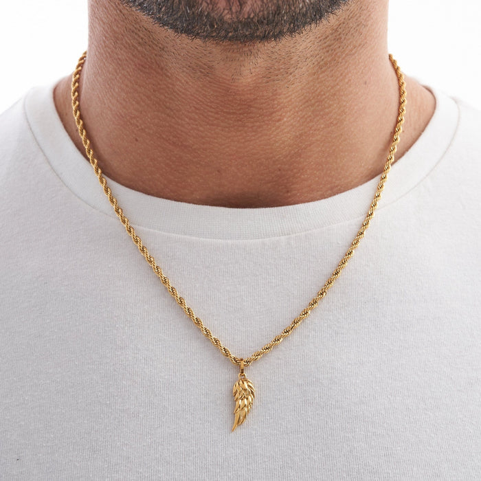 Mother's Day Gift Gift For Men Angel's Wing Pendant-Engravingift