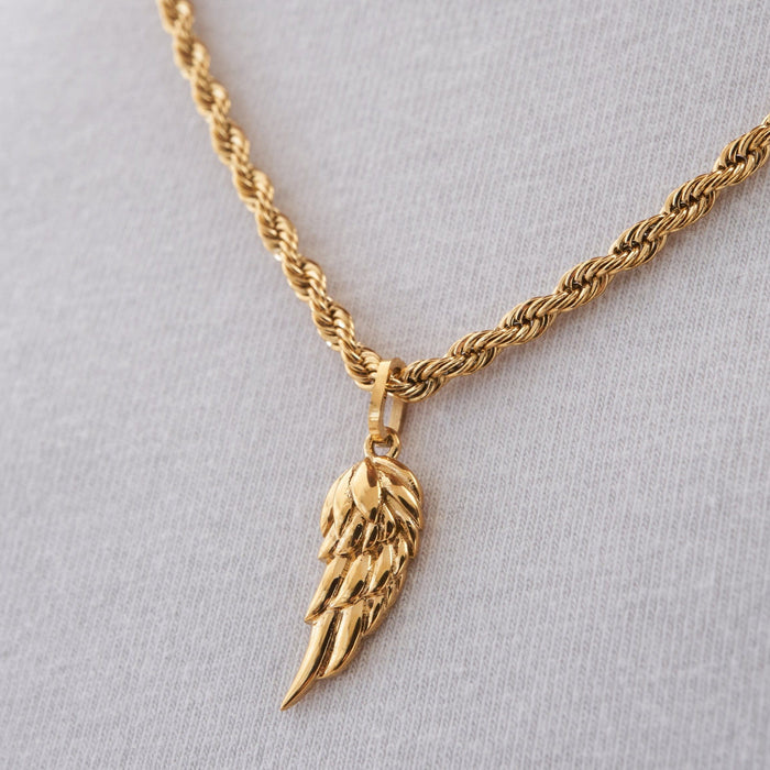 Mother's Day Gift Gift For Men Angel's Wing Pendant-Engravingift