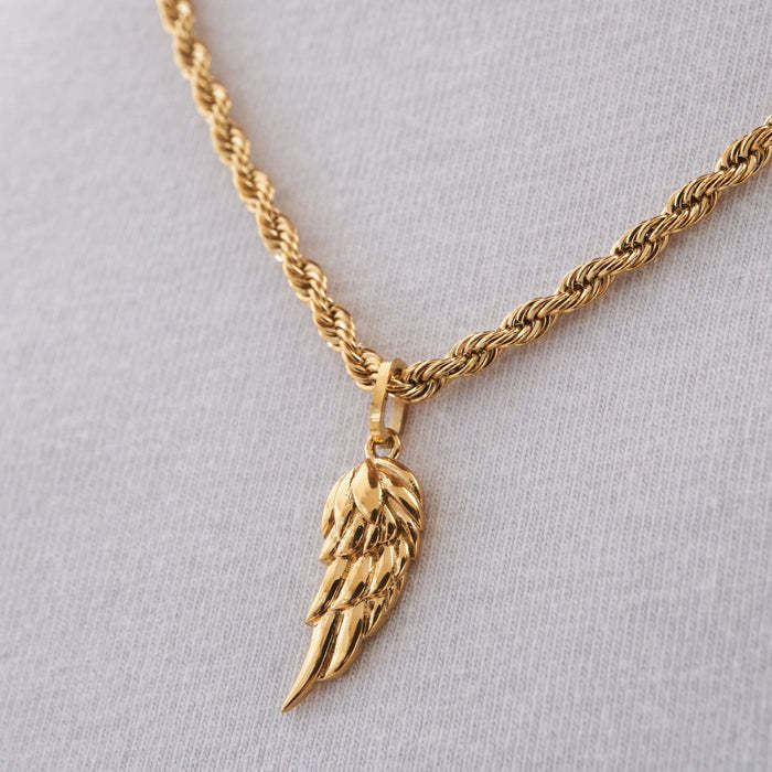 Mother's Day Gift Gift For Men Angel's Wing Pendant-Engravingift