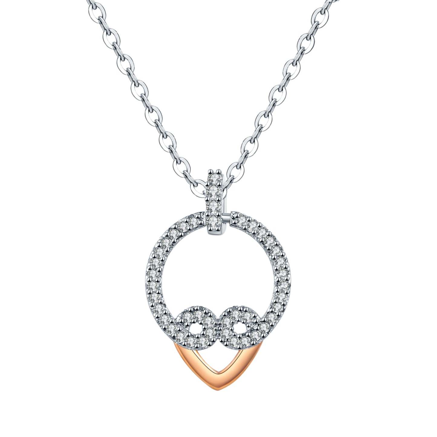Mother's Day Gift Love Always Heart Pendant Necklace-Engravingift