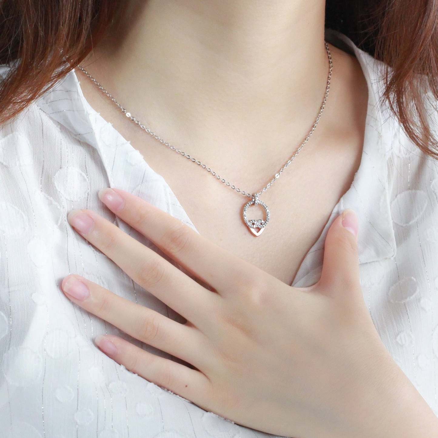 Mother's Day Gift Love Always Heart Pendant Necklace-Engravingift