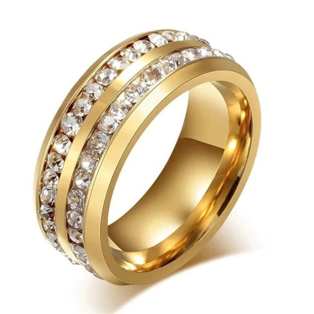 Mother's Day Gift Wedding rings set his and hers-Couples Ring Set CURIOUS LOVE RINGS-Engravingift