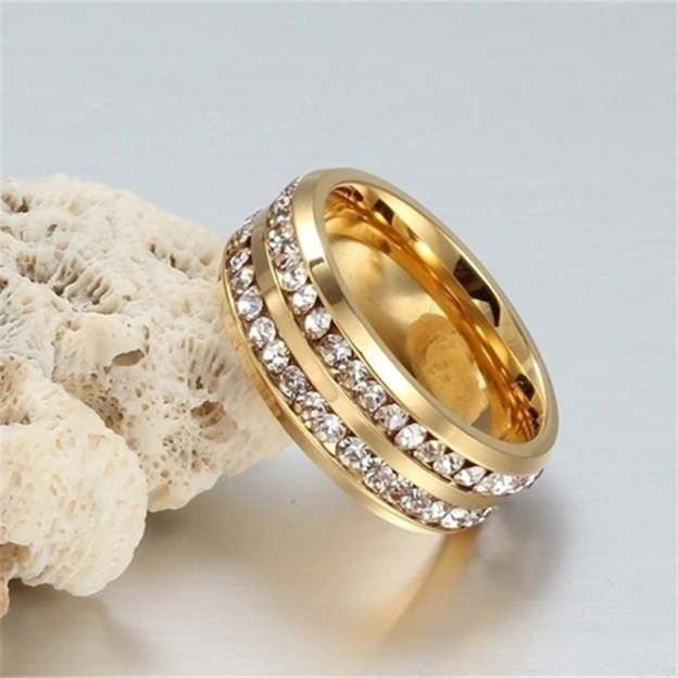 Mother's Day Gift Wedding rings set his and hers-Couples Ring Set CURIOUS LOVE RINGS-Engravingift