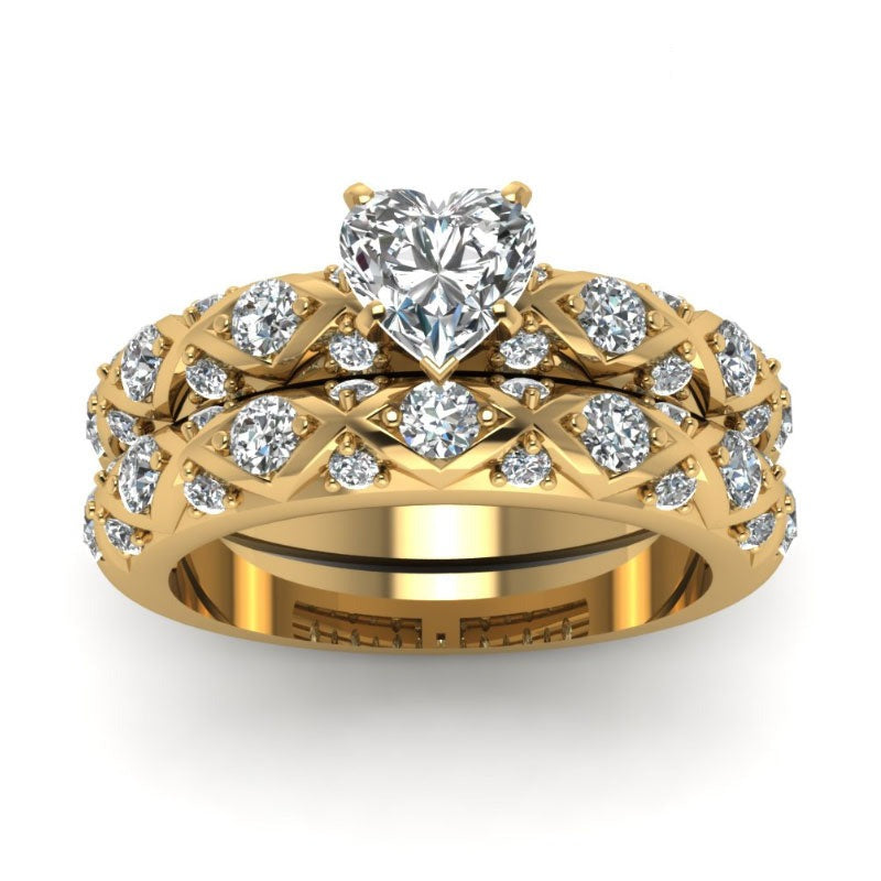 Mother's Day Gift Wedding rings set his and hers-Couples Ring Set "Unleash the Mythical Power: Celtic Dragon Rings"-Engravingift