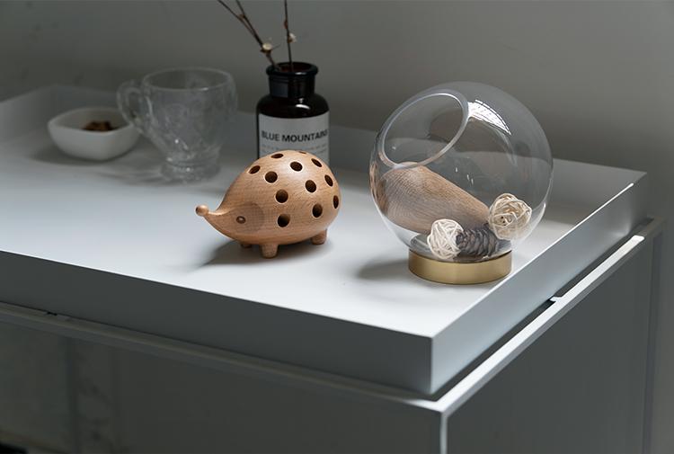 Mother's Day Gift Wooden Hedgehog Pen Holder-Engravingift