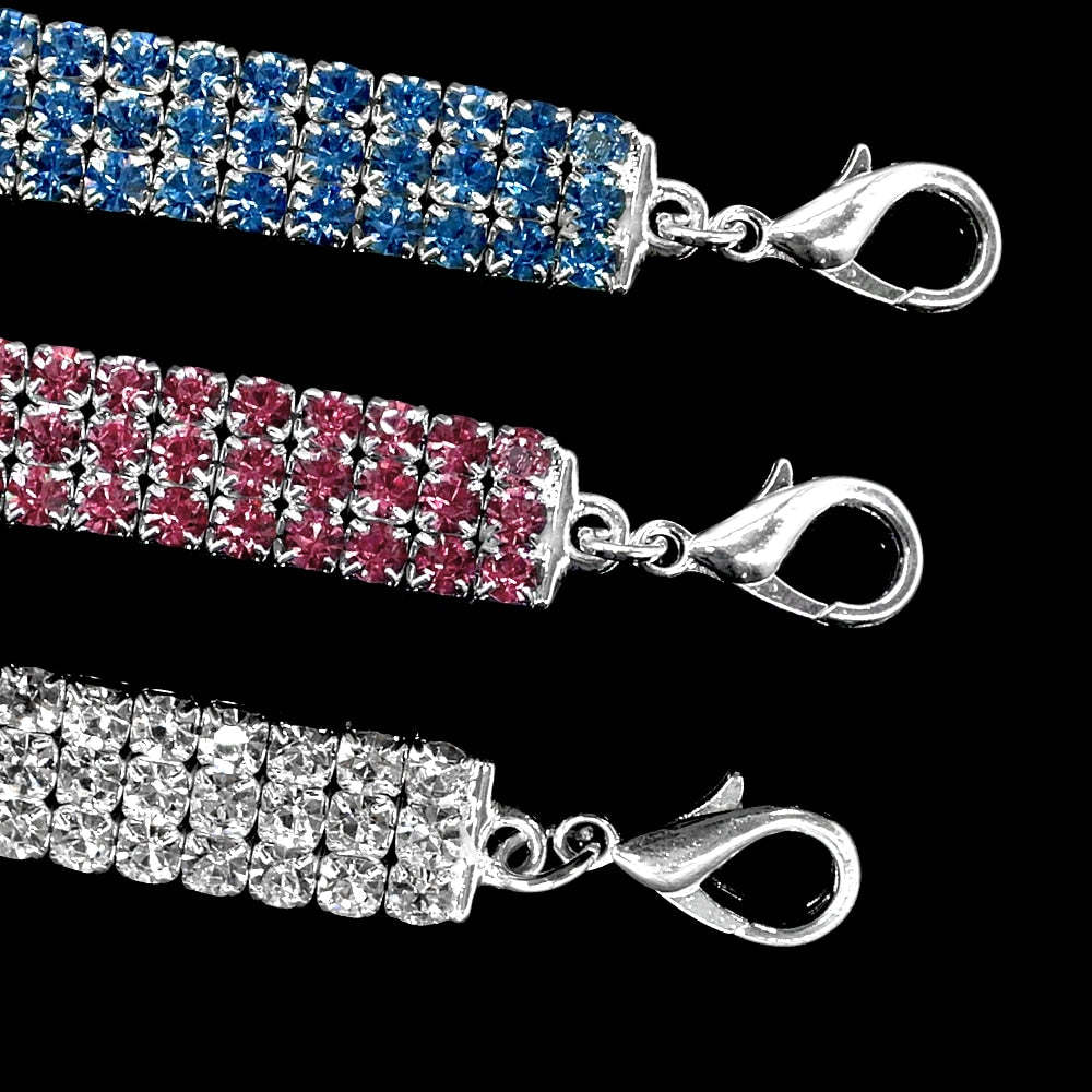 Mother's Day Gift Bling Rhinestone Dog Collar Crystal Puppy-Engravingift