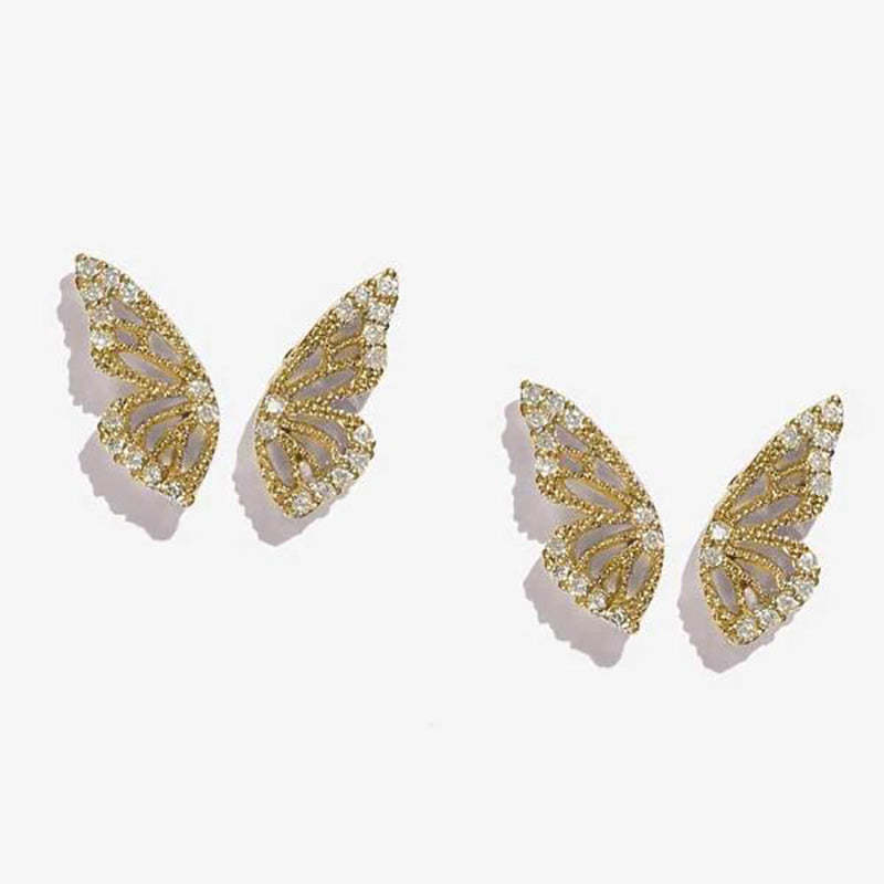 Mother's Day Gift Butterfly Wings Studs-Engravingift