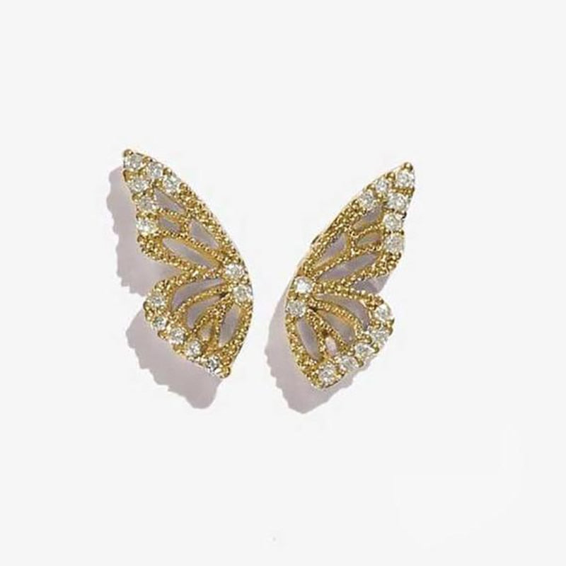 Mother's Day Gift Butterfly Wings Studs-Engravingift