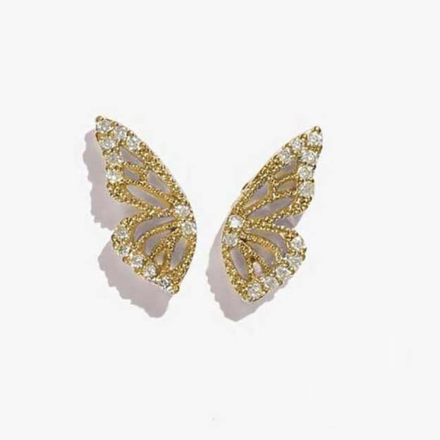Mother's Day Gift Butterfly Wings Studs-Engravingift