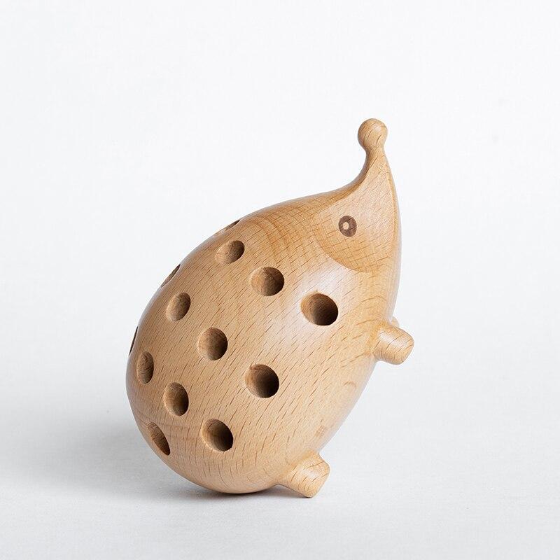 Mother's Day Gift Wooden Hedgehog Pen Holder-Engravingift