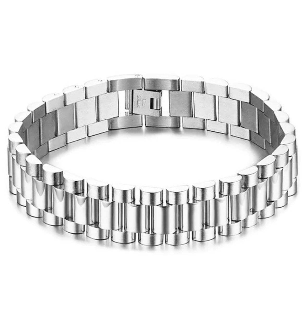 Father's Day Gift President bracelet steel watch band chain bracelet-Engravingift