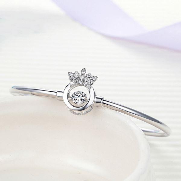 Christmas Gift To My Badass Daughter - Luxe Crown Bangle Bracelet Gift Set