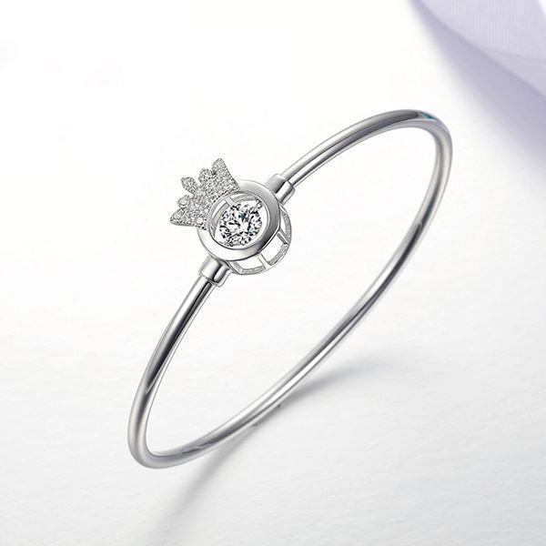 Christmas Gift To My Badass Daughter - Luxe Crown Bangle Bracelet Gift Set