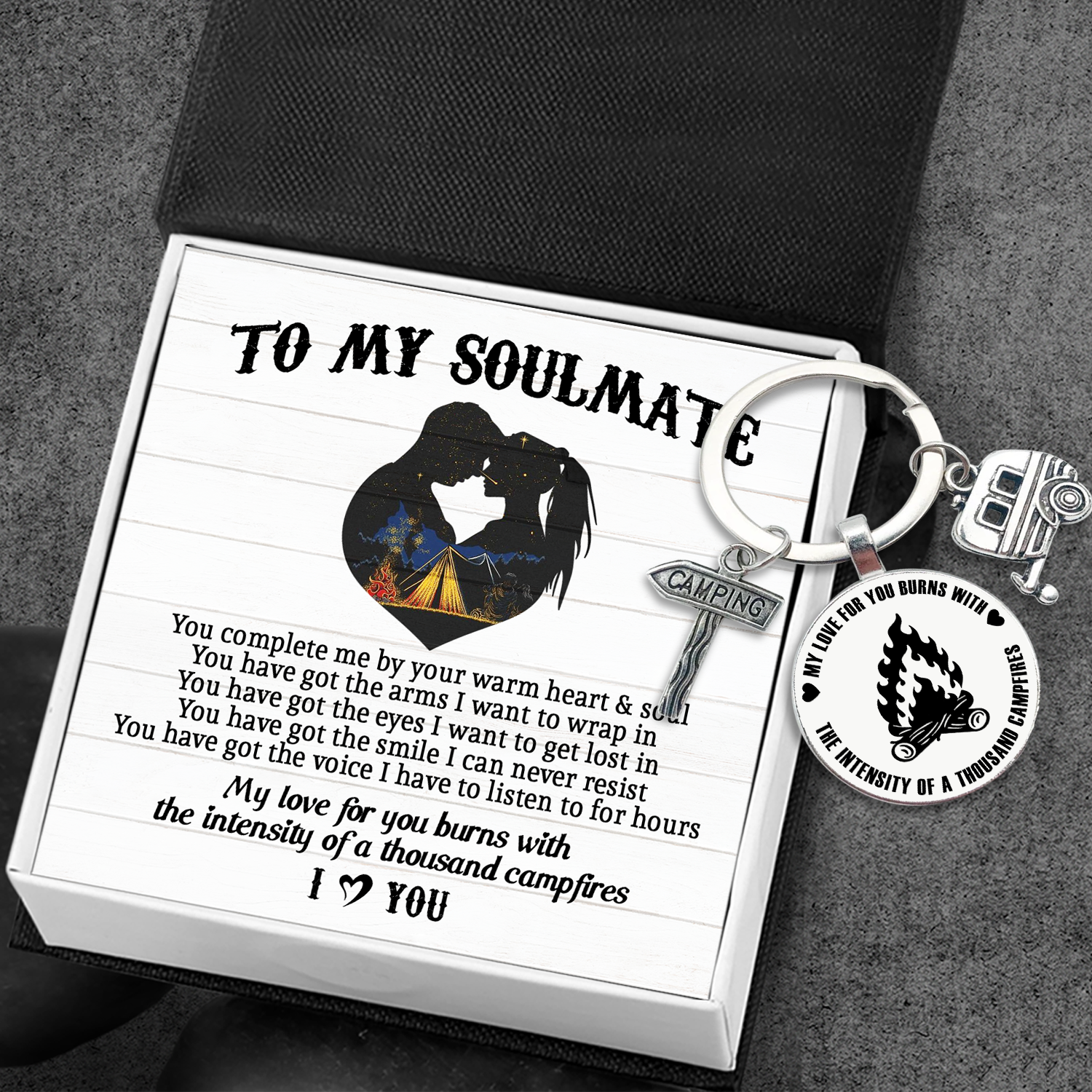 Mother's Day To My Soulmate - My Love For You Burns With The Intensity Of A Thousand Campfires-Engravingift