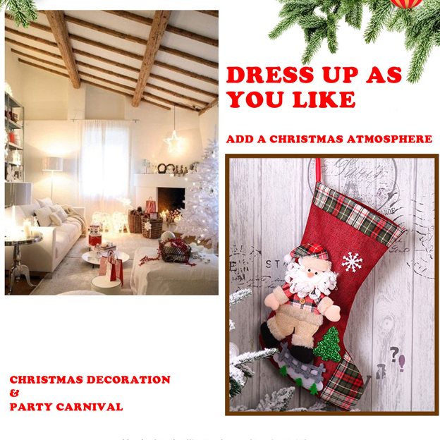 Vintage Christmas Stockings Family Matching Christmas Stockings