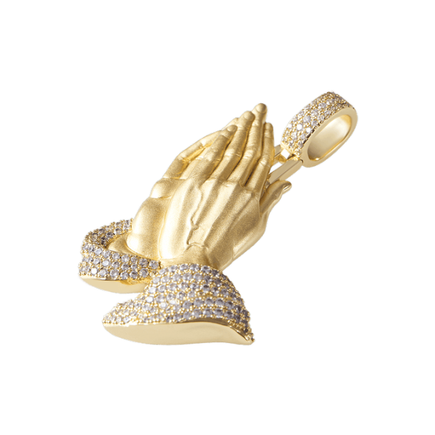 Father's Day Gift Praying Hand Pendant-Engravingift