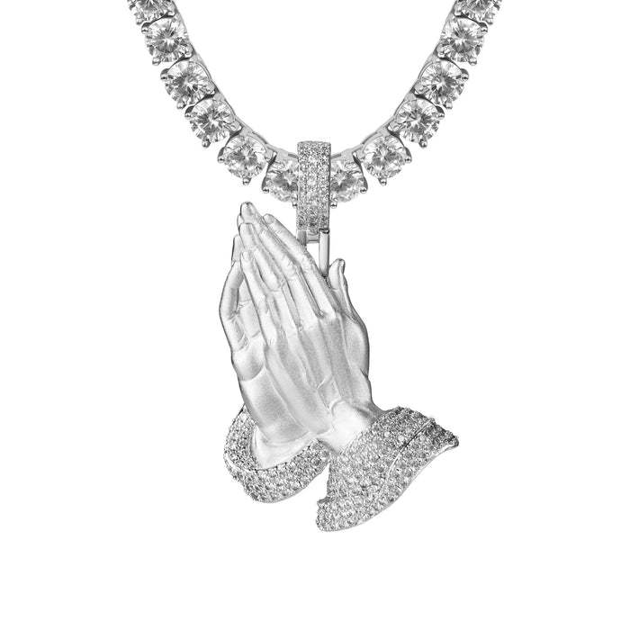 Father's Day Gift Praying Hand Pendant-Engravingift