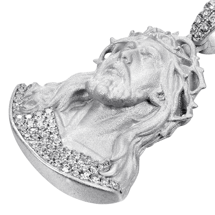 Father's Day Gift Moissanite Crucifix Pendant-Engravingift