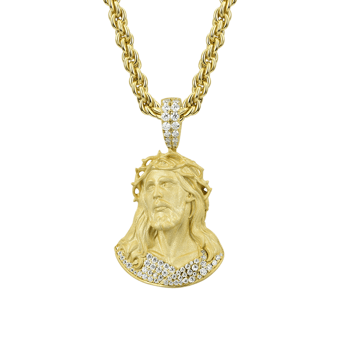 Father's Day Gift Moissanite Crucifix Pendant-Engravingift