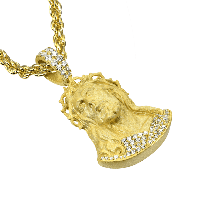 Father's Day Gift Moissanite Crucifix Pendant-Engravingift