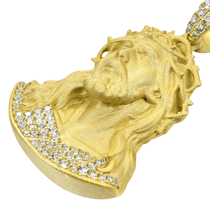 Father's Day Gift Moissanite Crucifix Pendant-Engravingift