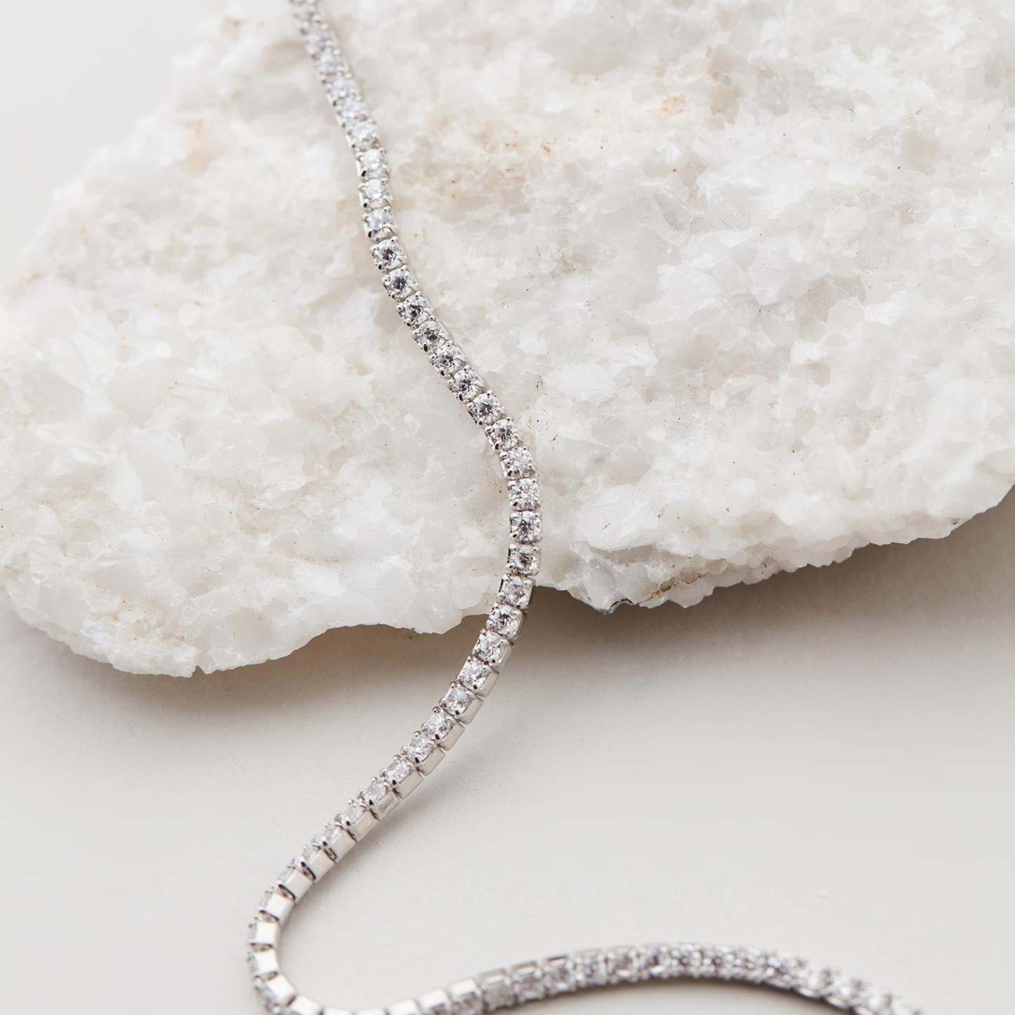 Mother's Day Gift Paris Tennis Bracelet - Silver-Engravingift