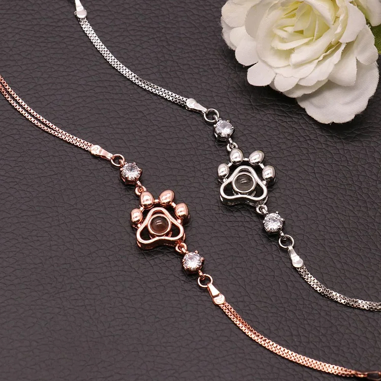 Personalized Pet Photo Bracelet Photo Projection Bracelet