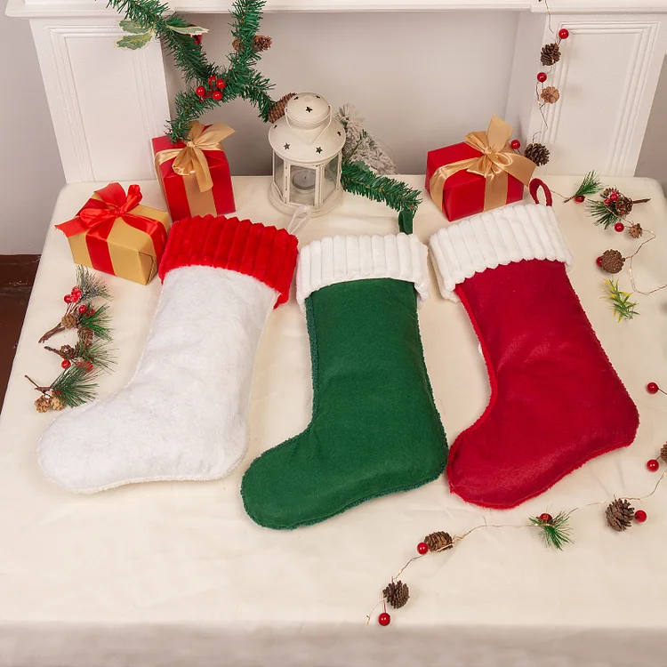 Christmas Personalized Stockings Ornaments Custom Name Santa Claus stocking Christmas Gifts for Family Friends-Engravingift