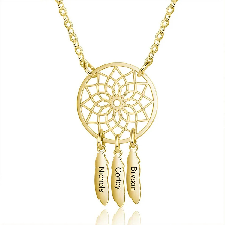 Personalized Dream Catcher Necklace