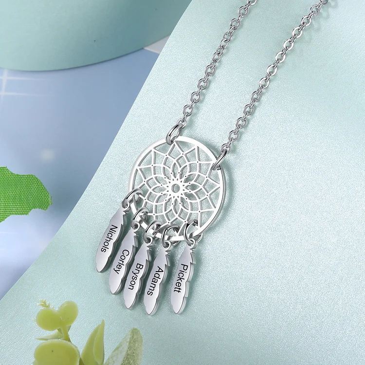 Personalized Dream Catcher Necklace