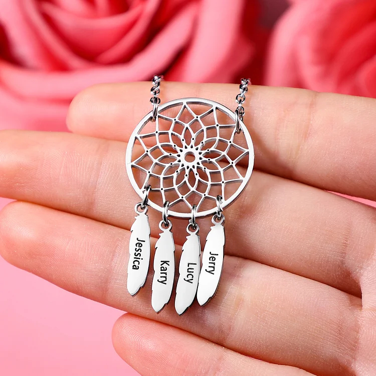 Personalized Dream Catcher Necklace