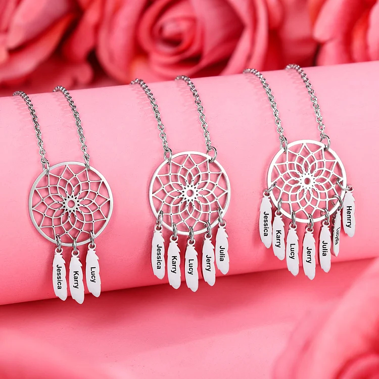 Personalized Dream Catcher Necklace