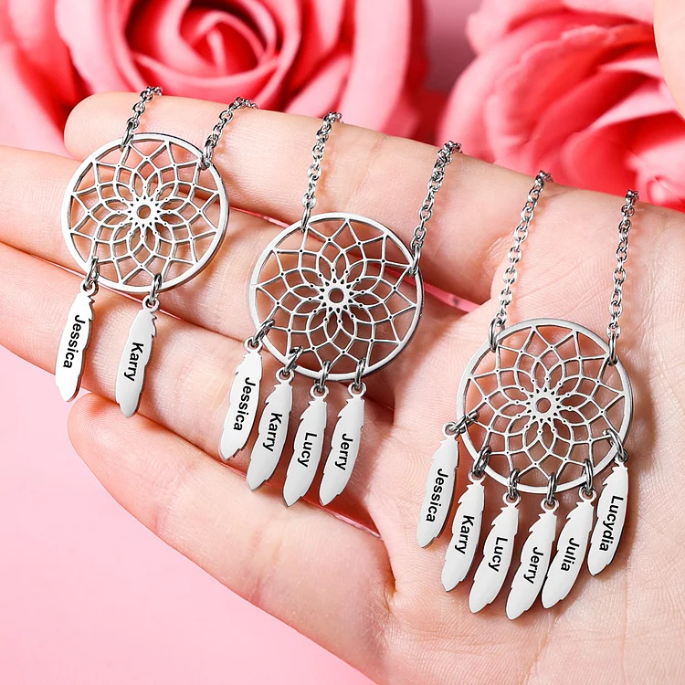 Personalized Dream Catcher Necklace
