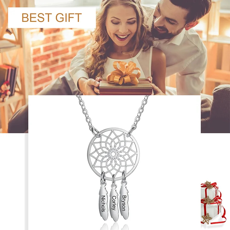 Personalized Dream Catcher Necklace