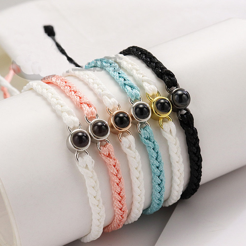 Christmas Gift Personalized Adjustable Photo Bracelet