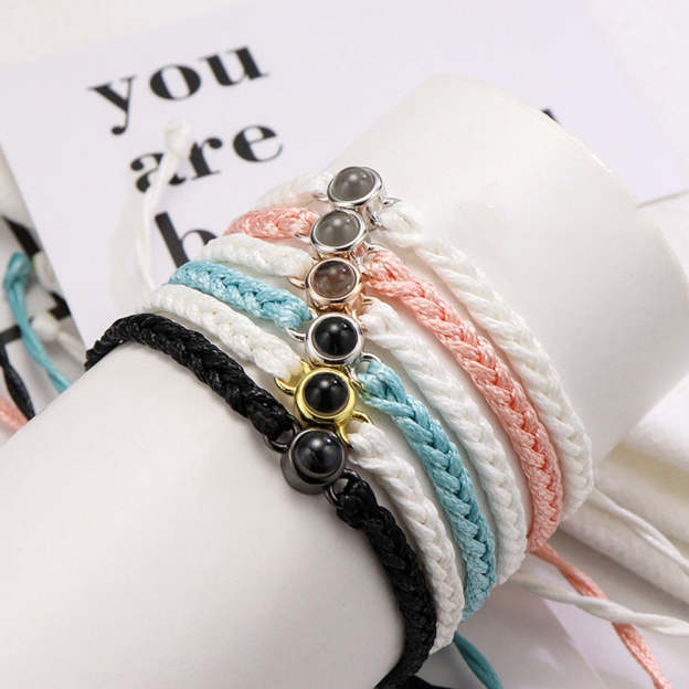 Christmas Gift Personalized Adjustable Photo Bracelet