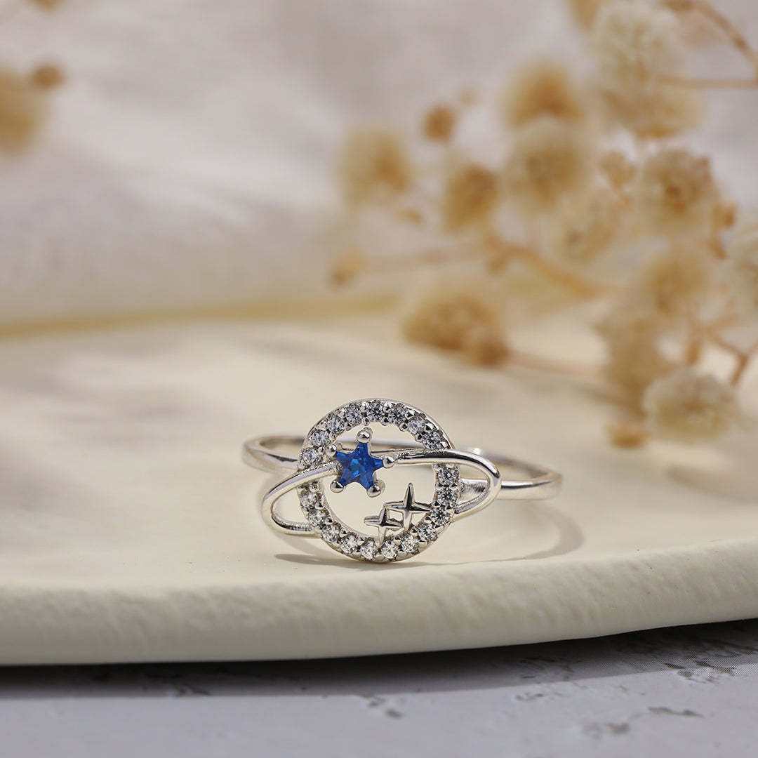 Mother's Day Gift To My Special Star Planet & Stars Ring-Engravingift