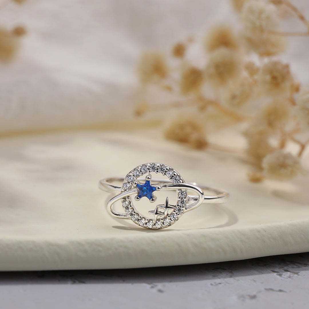 Mother's Day Gift To My Special Star Planet & Stars Ring-Engravingift