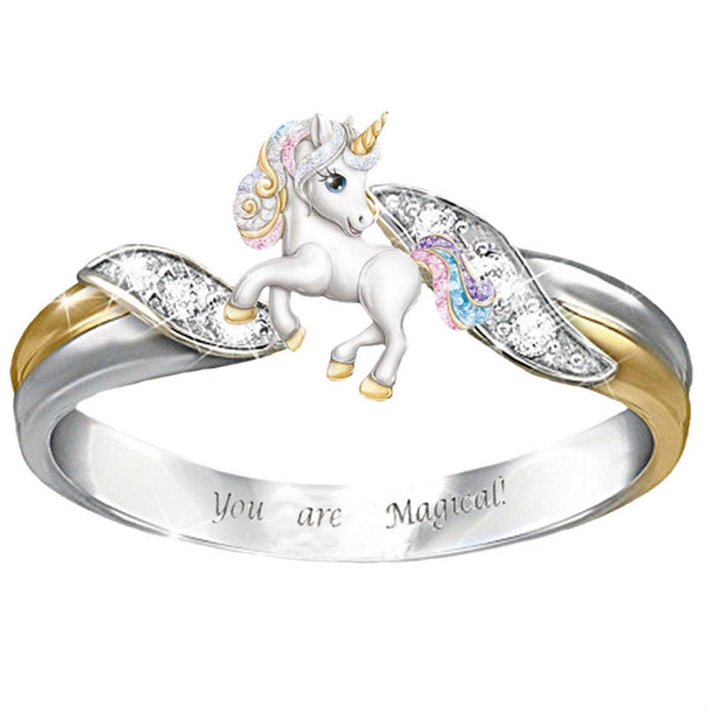 Mother's Day Gift Personalized Rainbow Unicorn Necklace-Engravingift