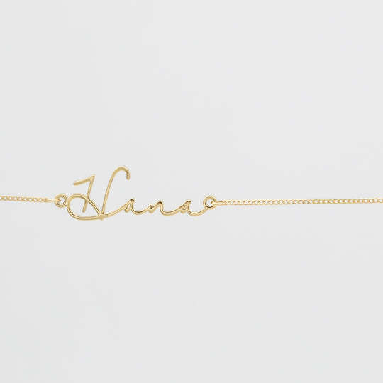 Custom Name Belly Chain